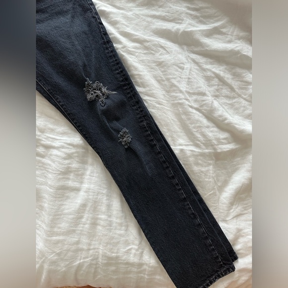 Levi’s 501 slim with rips W26 L30 - Picture 3 of 9